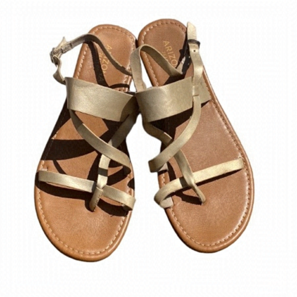 Arizona strappy flat sandals Size 8